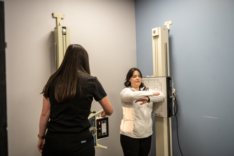 WoW Family Chiropractic taking xrays in chiropractic office colorado springs